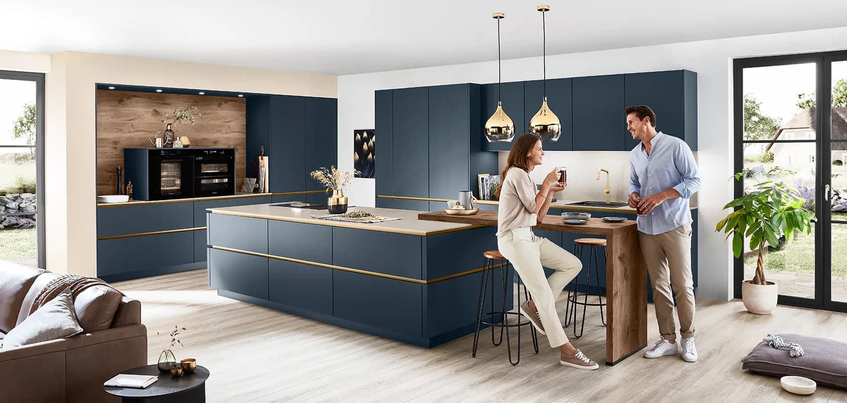 Grifflose Küchen sind ein Designstatement